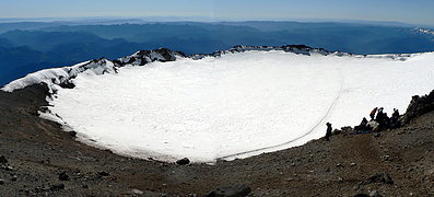 crater on summit